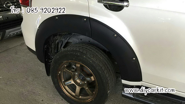คิ้วล้อรถ มีหมุดหลอก(8นิ้ว) ISUZU MU-X ปี 12-16