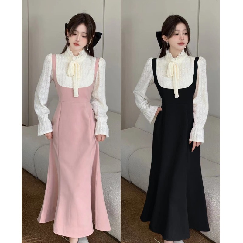 เดรสสาวอวบ มีไซส์ L-4XLอกเสื้อ 38-47 นิ้ว ใส่ได้ทั้งสาวหุ่นดีน่ารักจนถึงสาวอวบพลัสไซส์ จัดส่งฟรี! ทักแชทสั่งซื้อ
