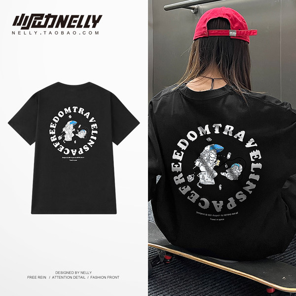 เสื้อยืดคอกลม ผู้ชาย เสื้อยืดผู้ชายเกาหลี เสื้อยืดเกาหลี แบรนด์ NELLY