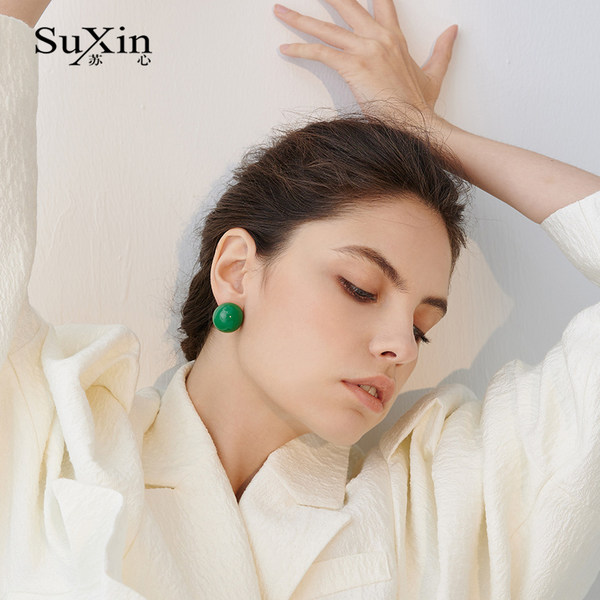 ตุ้มหู ต่างหู ต่างหูผู้หญิง By SuXin