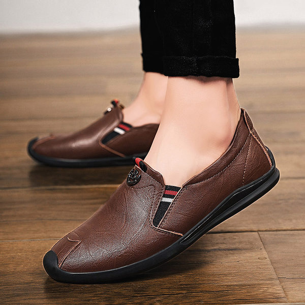 รองเท้าหนังผู้ชาย มีไซส์39-44 รองเท้าโลฟเฟอร์ชาย Slip-On Shoes