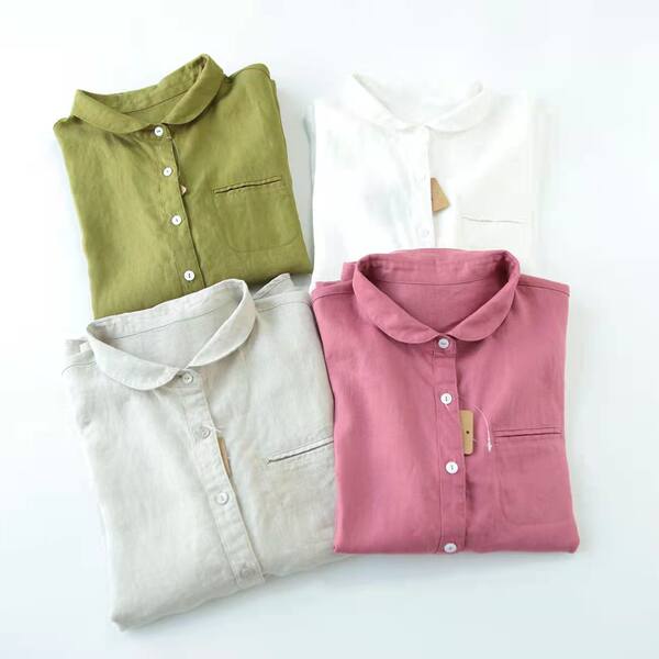 เสื้อลินิน แบบเสื้อสวยๆ เสื้อผ้าฝ้ายลินิน เสื้อเชิ้ตผ้าลินิน BY LININ