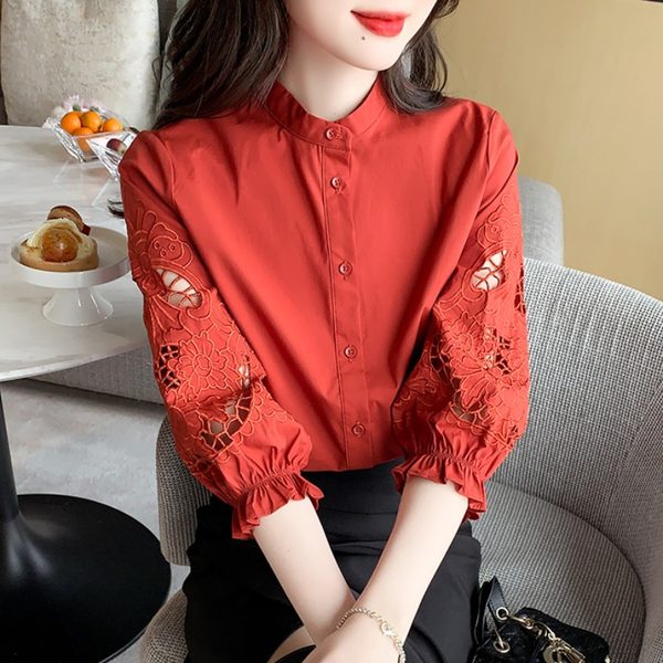 เสื้อชีฟองเกาหลี เสื้อชีฟองสวยๆ