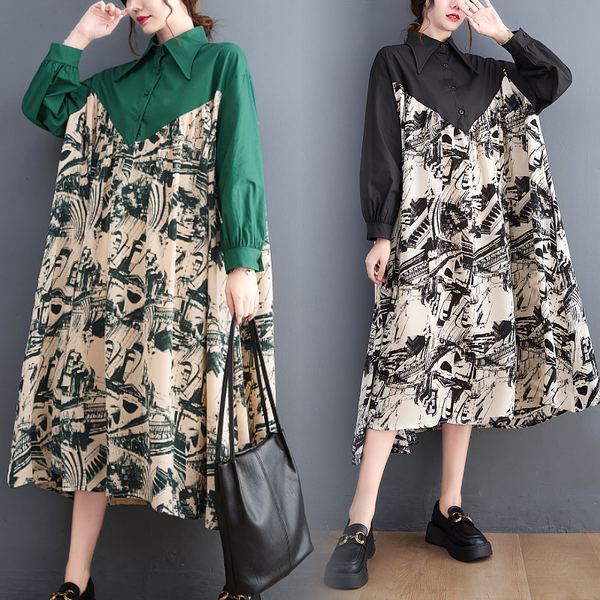 เสื้อทีเชิ้ตคนอ้วนผู้หญิงสไตล์คอตตอนลินินมีไซต์อก 47-48 นิ้ว