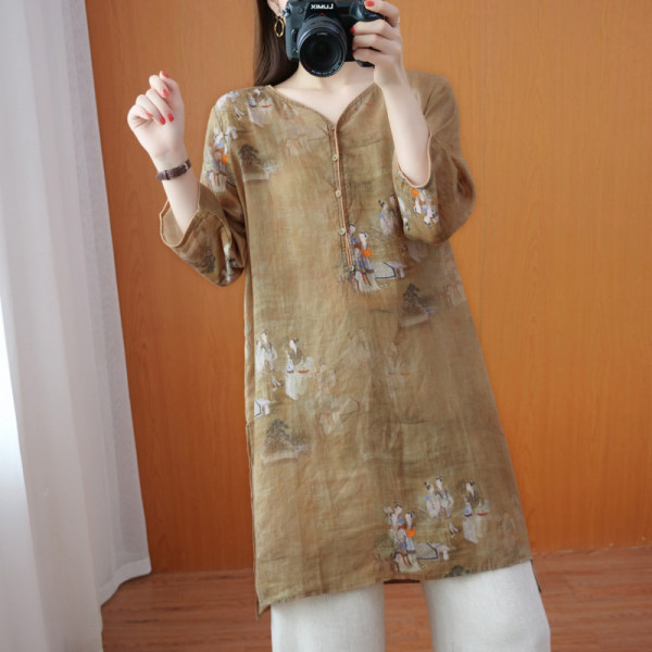 เสื้อลินิน แบบเสื้อสวยๆ เสื้อผ้าฝ้ายลินิน เสื้อเชิ้ตผ้าลินิน BY LININ