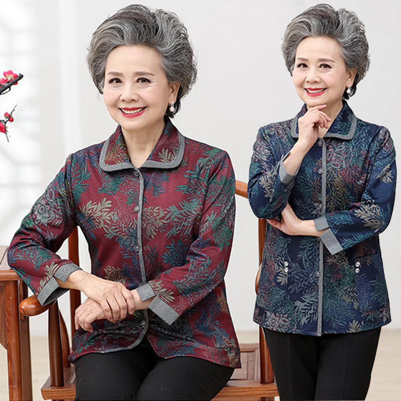 เสื้อคุณยาย เสื้อผู้วัยอายุ60-70ปี เสื้ออาม่า เสื้อผู้สูงอายุ