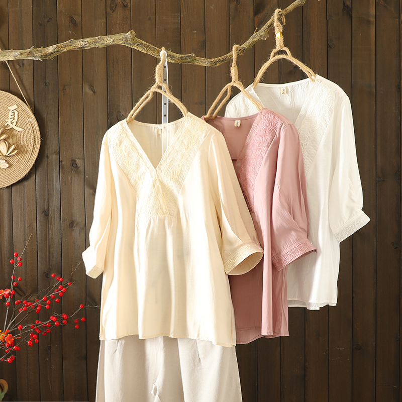 เสื้อลินิน เสื้อผ้าฝ้ายลินิน เสื้อเชิ้ตผ้าลินิน