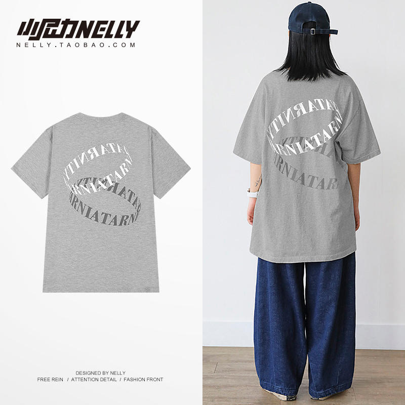 เสื้อยืดคอกลม ผู้ชาย เสื้อยืดผู้ชายเกาหลี เสื้อยืดเกาหลี แบรนด์ NELLY