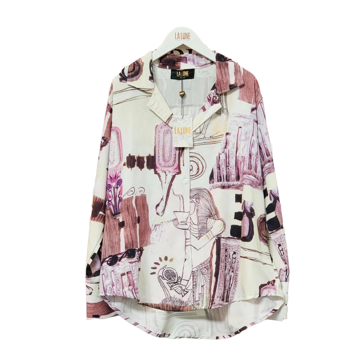 Blouse3870 เสื้อเชิ้ตแขนยาว กระดุมหน้า(แกะได้) แขนยาวกระดุมข้อมือ ผ้าชีฟองเนื้อหนานิ่มใส่สบาย งานสวยแมทช์กับอะไรก็เข้า ใส่เที่ยว/ใส่ทำงานได้