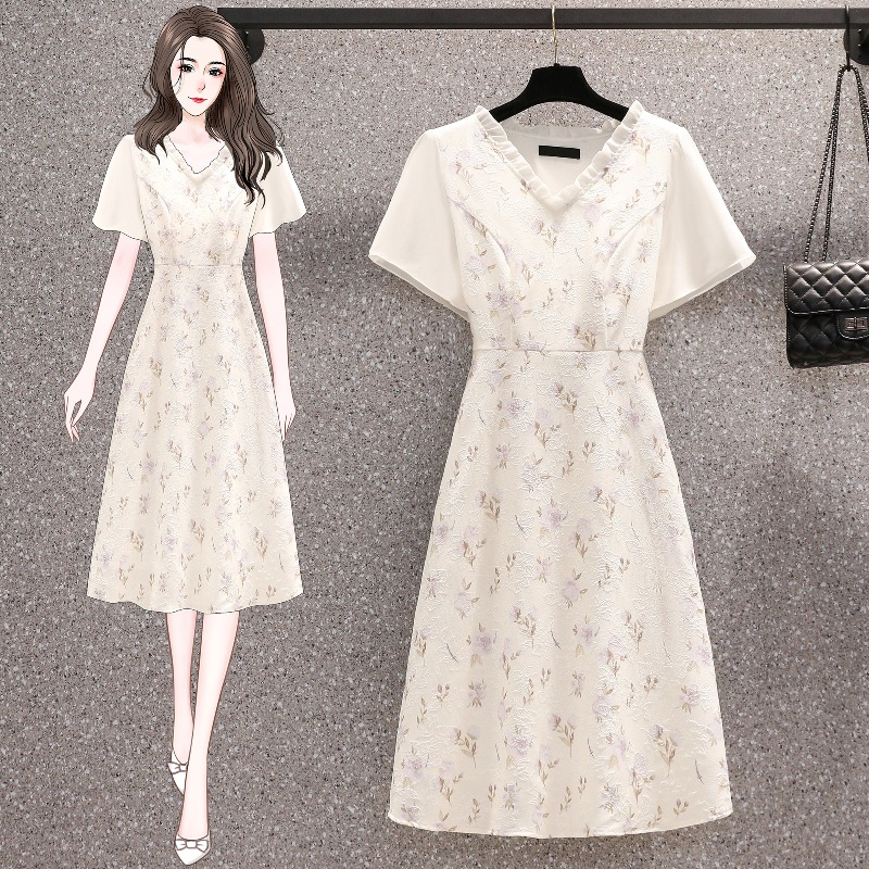 เดรสสาวอวบ มีไซส์ L-4XLอกเสื้อ 38-47 นิ้ว ใส่ได้ทั้งสาวหุ่นดีน่ารักจนถึงสาวอวบพลัสไซส์ จัดส่งฟรี! ทักแชทสั่งซื้อ