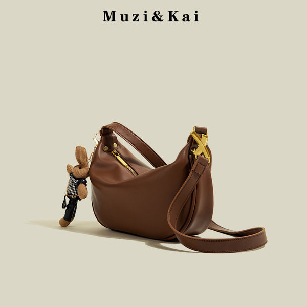 กระเป๋าสะพายข้างผู้หญิง กระเป๋าสะพายสไตล์เกาหลี By Muzi&Kai