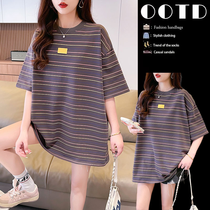 เสื้อยืดคนอ้วนแบบโอเวอร์ไซส์แบบ ulzzang fashion สนใจทักแชท