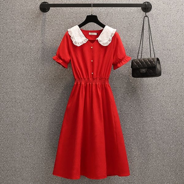 เดรสคนอ้วน เดรสสาวอวบ ชุดเดรสคนอ้วนวัยรุ่น BY PLUS SIZE Girl