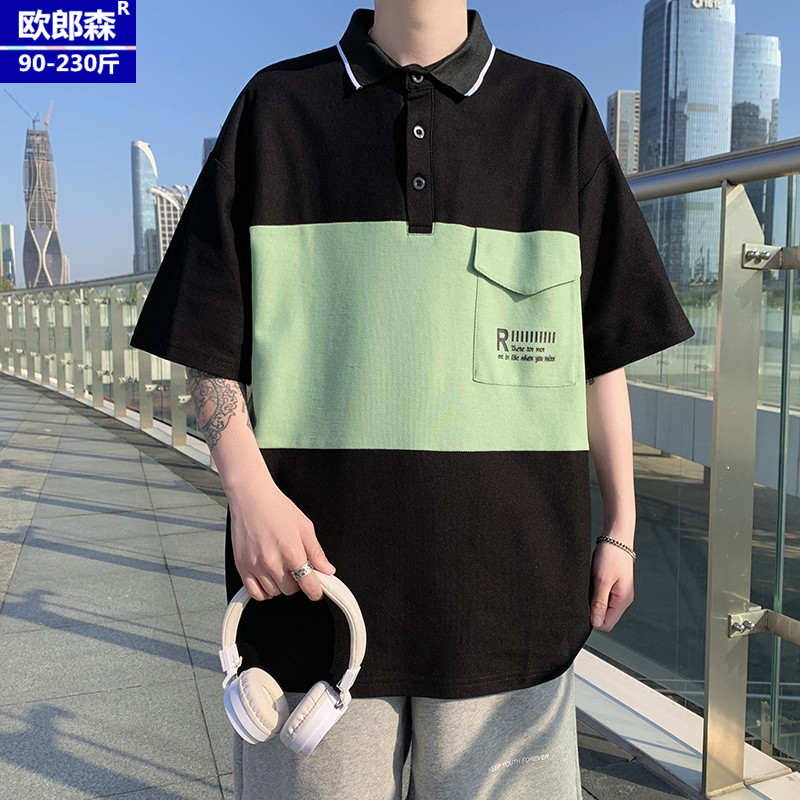 เสื้อยืดผู้ชายอ้วน S-5XL(อกเสื้อ39-51นิ้ว)