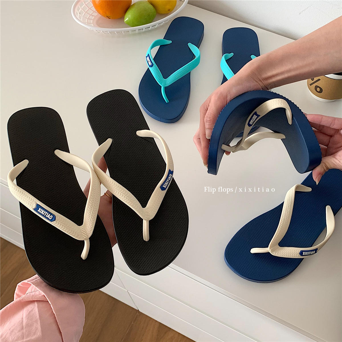 รองเท้าแตะผู้หญิง ใส่ในบ้าน By.Thin strips