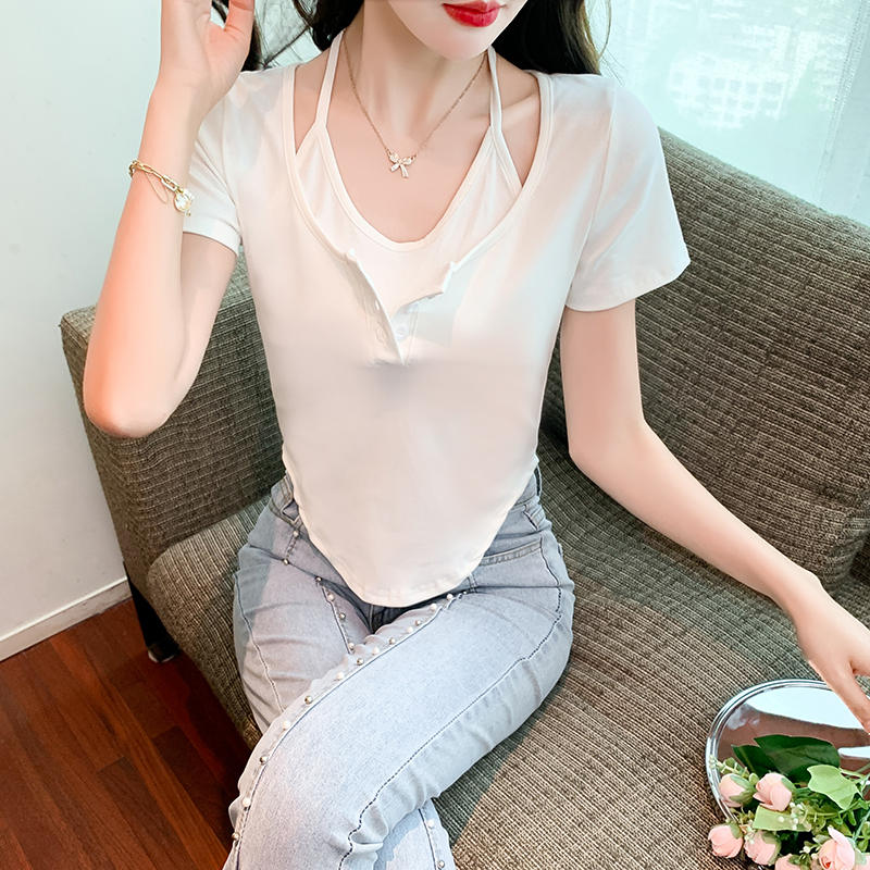 เสื้อยืดวัยรุ่นน่ารักๆ เสื้อวัยรุ่นแขนสั้น เสื้อผ้าวัยรุ่นเกาหลี แบรนด์ Wiyike