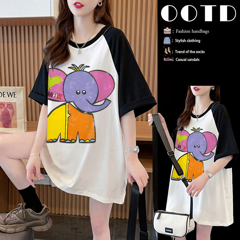 เสื้อยืดคนอ้วนแบบโอเวอร์ไซส์แบบ ulzzang fashion สนใจทักแชท