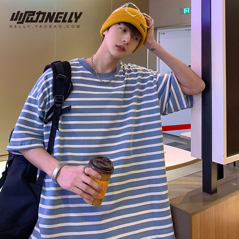เสื้อยืดคอกลม ผู้ชาย เสื้อยืดผู้ชายเกาหลี เสื้อยืดเกาหลี แบรนด์ NELLY