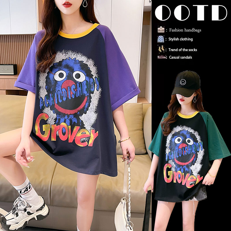 เสื้อยืดคนอ้วนแบบโอเวอร์ไซส์แบบ ulzzang fashion สนใจทักแชท