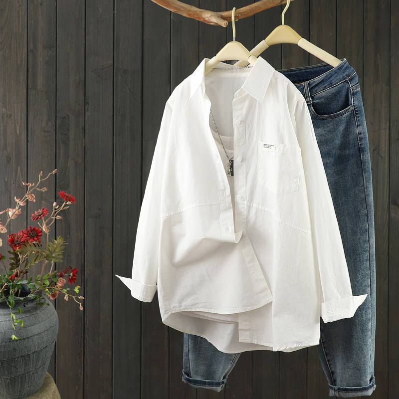 แบบเสื้อสวยๆ เสื้อผ้าฝ้ายลินิน เสื้อเชิ้ตผ้าลินิน