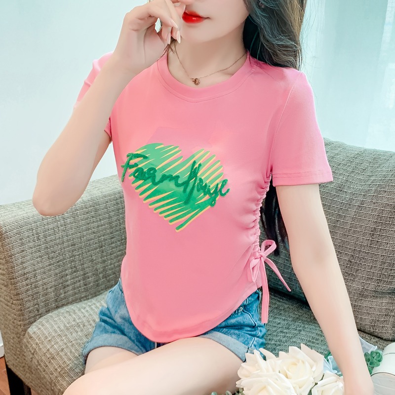 เสื้อผ้าวัยรุ่นเกาหลี เสื้อยืดวัยรุ่นผู้หญิง มีขนาด S M L XL
