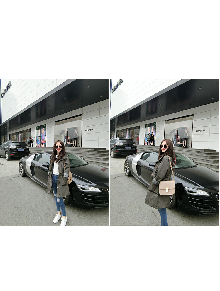 แจ็คเก็ตทรงยาว สไตล์เกาหลี ผ้าในลอนบุซับใน เก๋ไก๋สุดๆ พร้อมส่งจ้า same pic