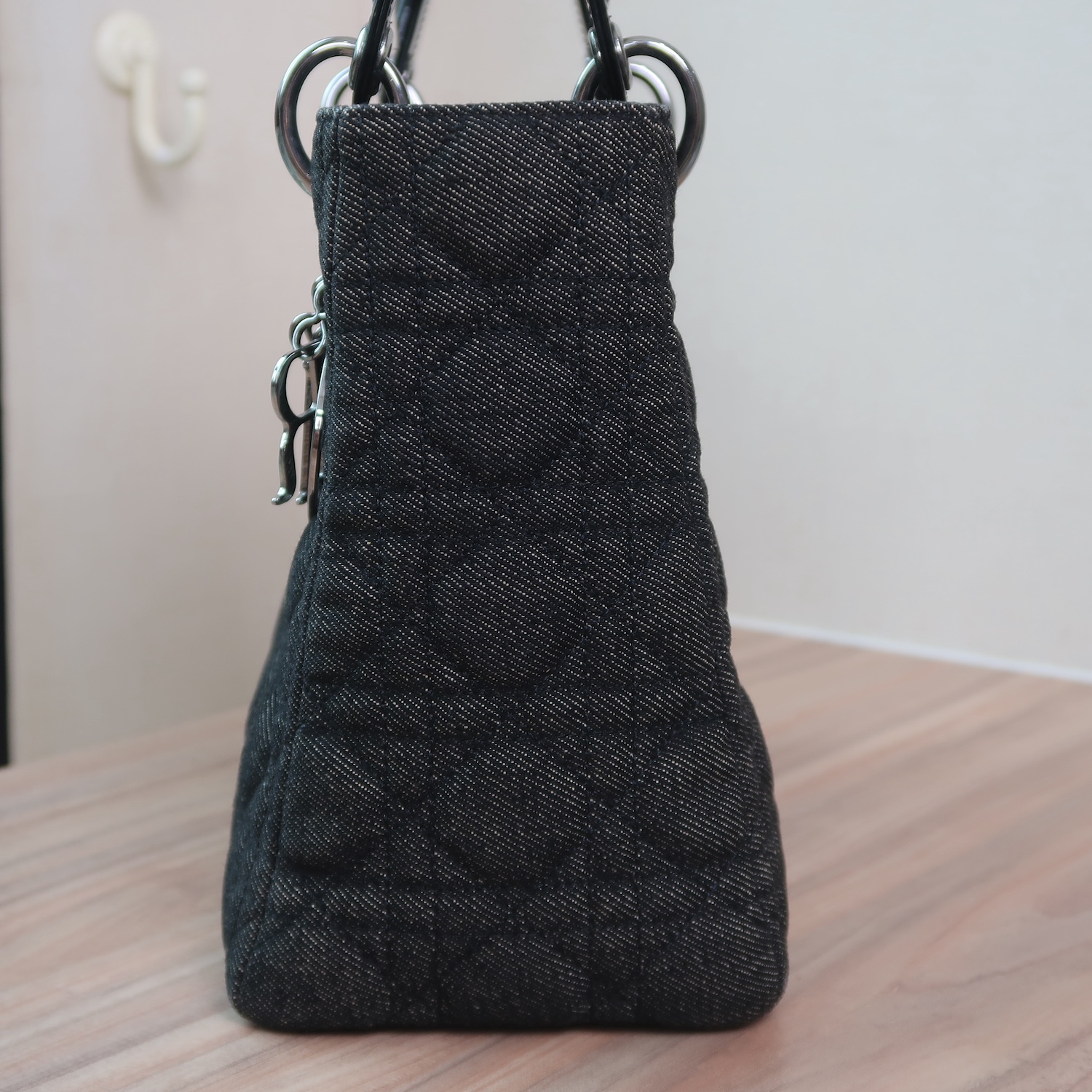 Christian Dior Black Danim Lady 10" SHW