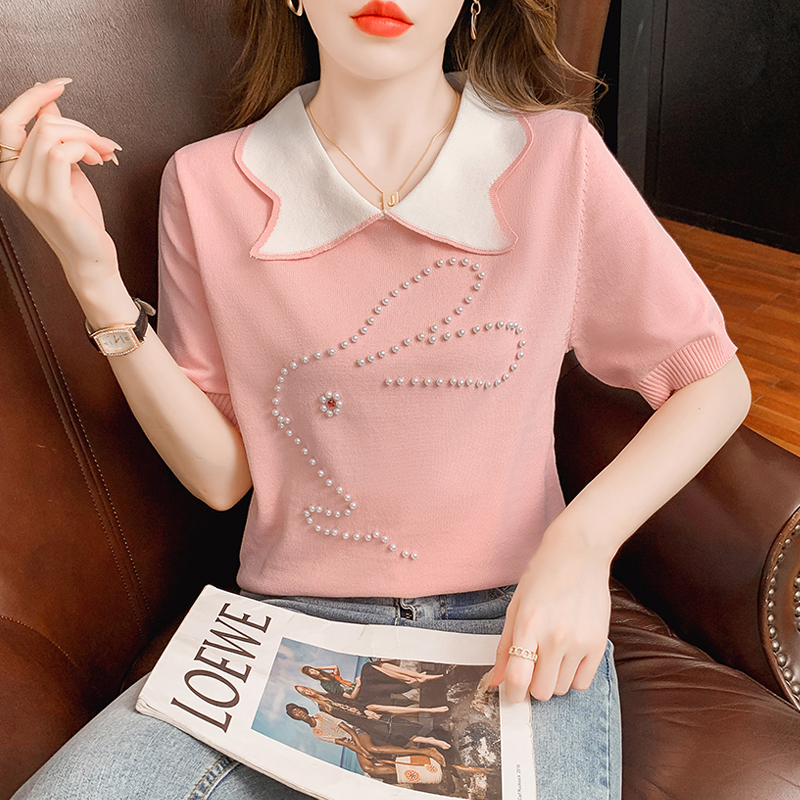 เสื้อผ้าวัยรุ่นเกาหลี เสื้อยืดวัยรุ่นผู้หญิง มีขนาด S M L XL