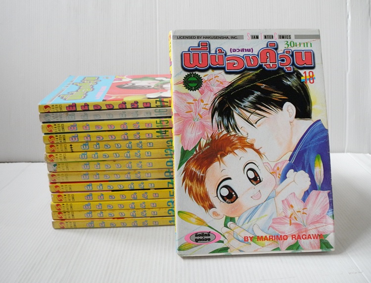 พี่น้องคู่วุ่น 18 เล่มจบ (ไม่ครบขาดเล่ม 4,6,10-11) / Marimo ragawa