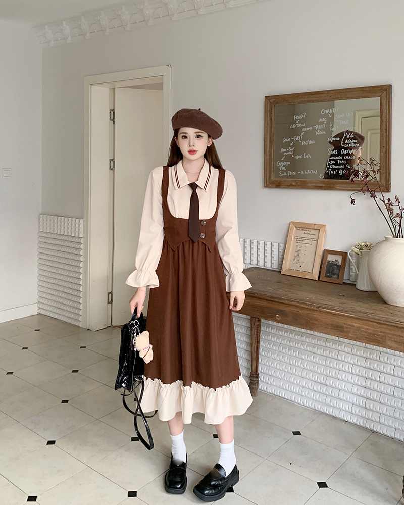 เดรสสาวอวบ มีไซส์ L-4XLอกเสื้อ 38-47 นิ้ว ใส่ได้ทั้งสาวหุ่นดีน่ารักจนถึงสาวอวบพลัสไซส์ จัดส่งฟรี! ทักแชทสั่งซื้อ