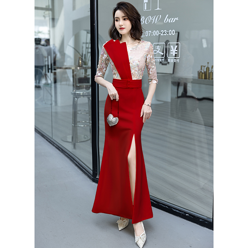 ชุดราตรี ชุดราตรีสวยหรู แบบ ทันสมัย Evening dress