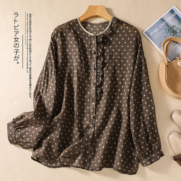เสื้อลินิน เสื้อผ้าฝ้ายลินิน เสื้อเชิ้ตผ้าลินิน