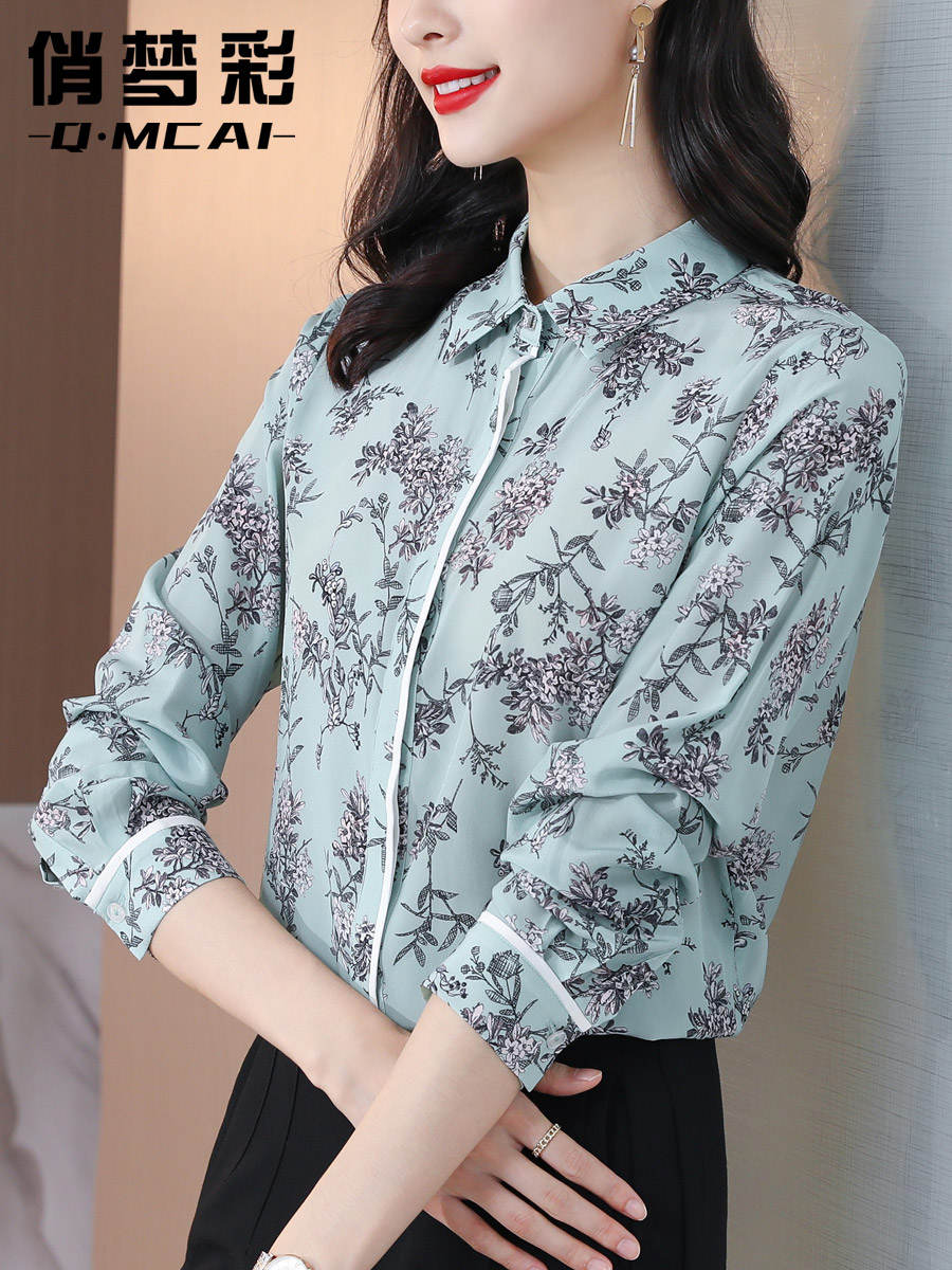 เสื้อเชิ้ต เสื้อเชิ้ตชีฟอง ลายสวยๆฟรีค่าส่ง
