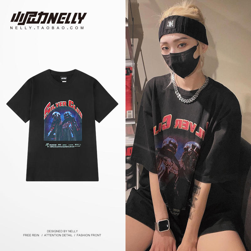 เสื้อยืดคอกลม ผู้ชาย เสื้อยืดผู้ชายเกาหลี เสื้อยืดเกาหลี แบรนด์ NELLY