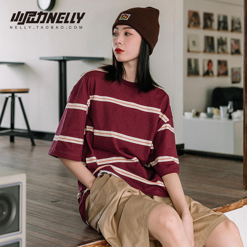 เสื้อยืดคอกลม ผู้ชาย เสื้อยืดผู้ชายเกาหลี เสื้อยืดเกาหลี แบรนด์ NELLY