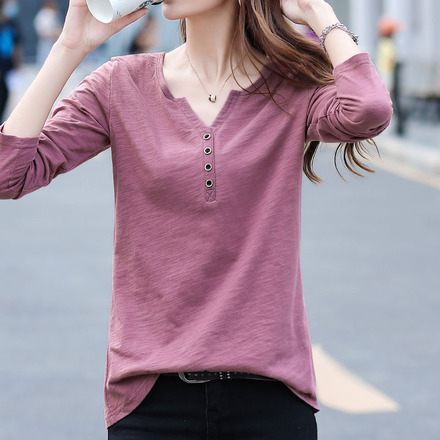 เสื้อยืดแขนยาวแฟชั่น เสื้อยืด T-shirt แขนยาว