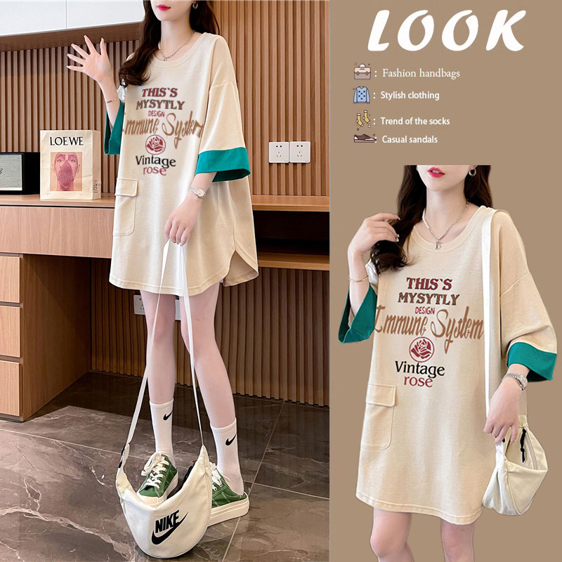 เสื้อยืดคนอ้วนแบบโอเวอร์ไซส์แบบ ulzzang fashion สนใจทักแชท