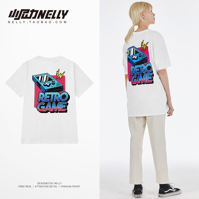 เสื้อยืดคอกลม ผู้ชาย เสื้อยืดผู้ชายเกาหลี เสื้อยืดเกาหลี แบรนด์ NELLY