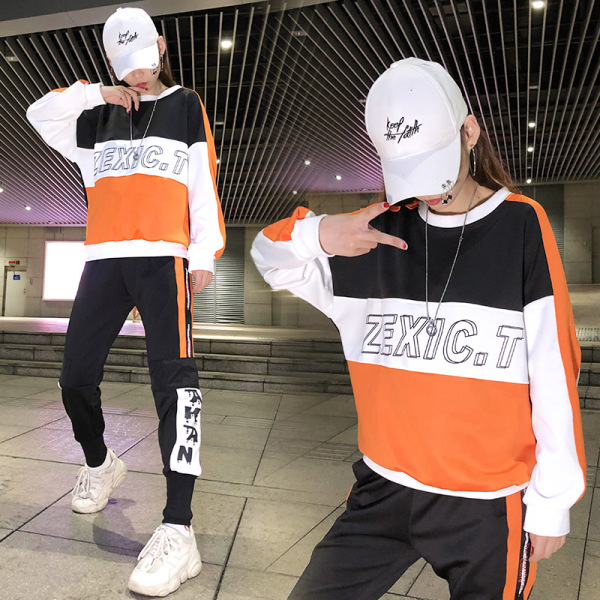 ชุดวอร์ม สูทเกาหลี Jumpsuit ชุดจั้มสูท ชุดเซท 2 ชิ้น ชุดกีฬาผู้หญิง ชุดออกกำลังกาย เสื้อกันหนาว ชุดวอร์มคู่