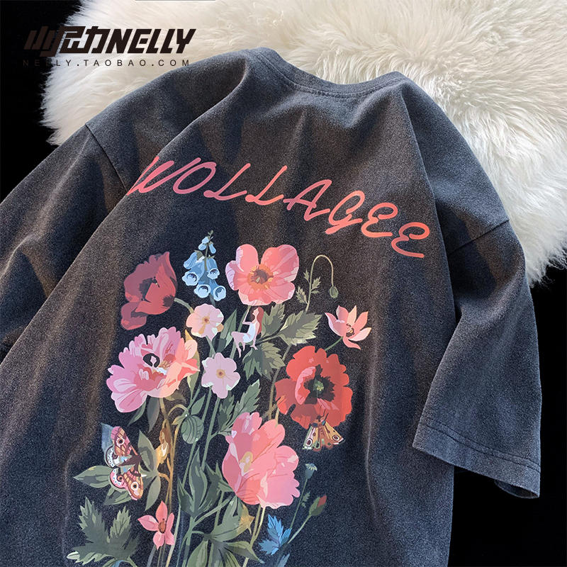 เสื้อยืดคอกลม ผู้ชาย เสื้อยืดผู้ชายเกาหลี เสื้อยืดเกาหลี แบรนด์ NELLY