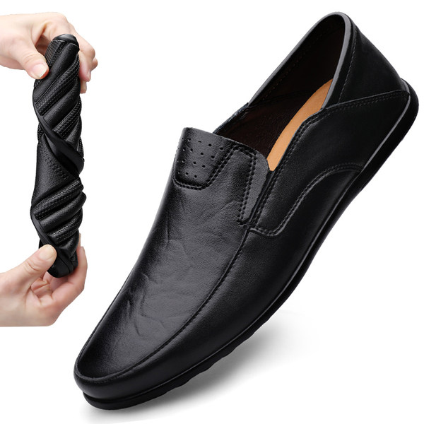 รองเท้าโลฟเฟอร์ชาย รองเท้าผู้ชาย รองเท้าแฟชั่นชาย รองเท้าหนังผู้ชาย Men Loafer Slip-On Shoes