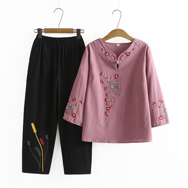 เสื้อลินินสไตล์ผู้ใหญ่ เสื้อคุณแม่ เสื้อผู้ใหญ่ แบรนด์ LININ