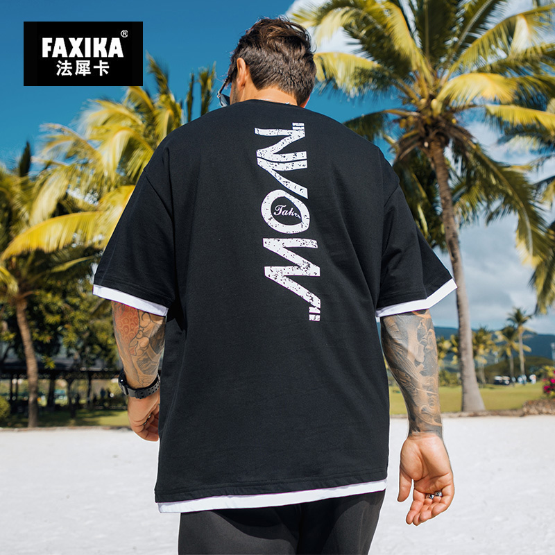 เสื้อยืดผู้ชายอ้วน S-5XL(อกเสื้อ39-51นิ้ว)