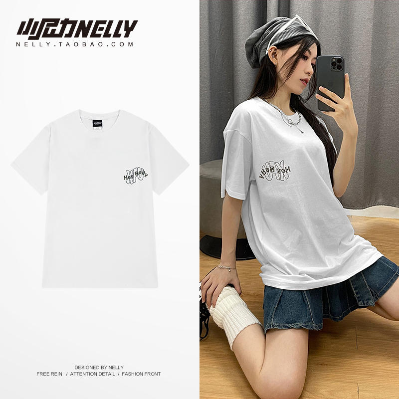 เสื้อยืดคอกลม ผู้ชาย เสื้อยืดผู้ชายเกาหลี เสื้อยืดเกาหลี แบรนด์ NELLY