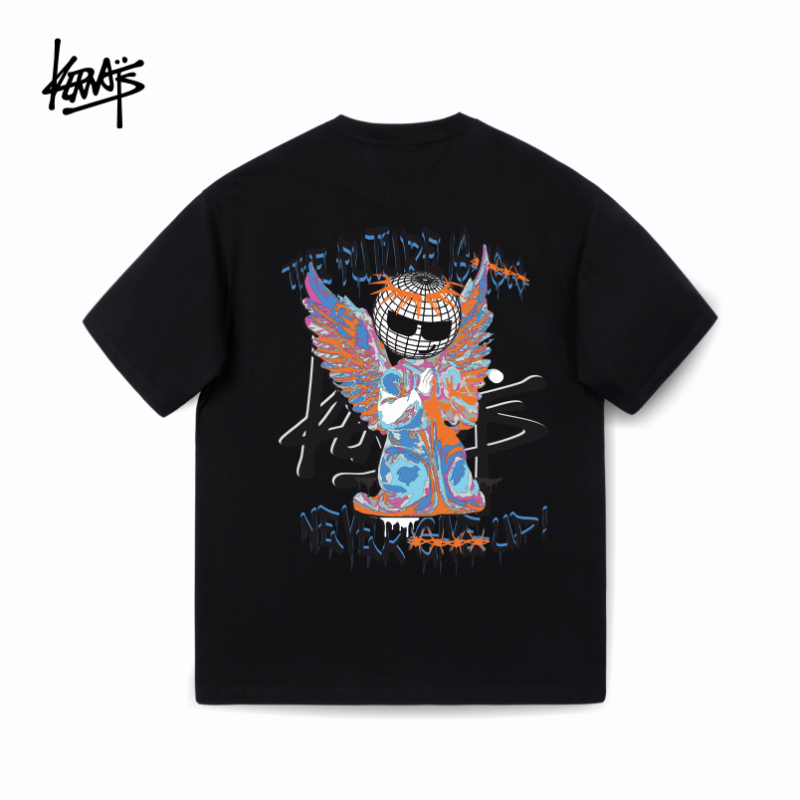 เสื้อยืดผู้ชายอ้วน S-6XL น้ำหนักผู้สวม 50-135 กิโลกรัม