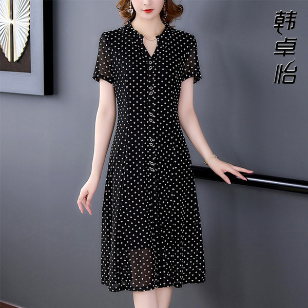 เดรสวัยผู้ใหญ่40-60ปี เดรสคุณแม่ ชุดเดรสทำงานวัยผู้ใหญ่ แบรนด์ MAMA DRESS