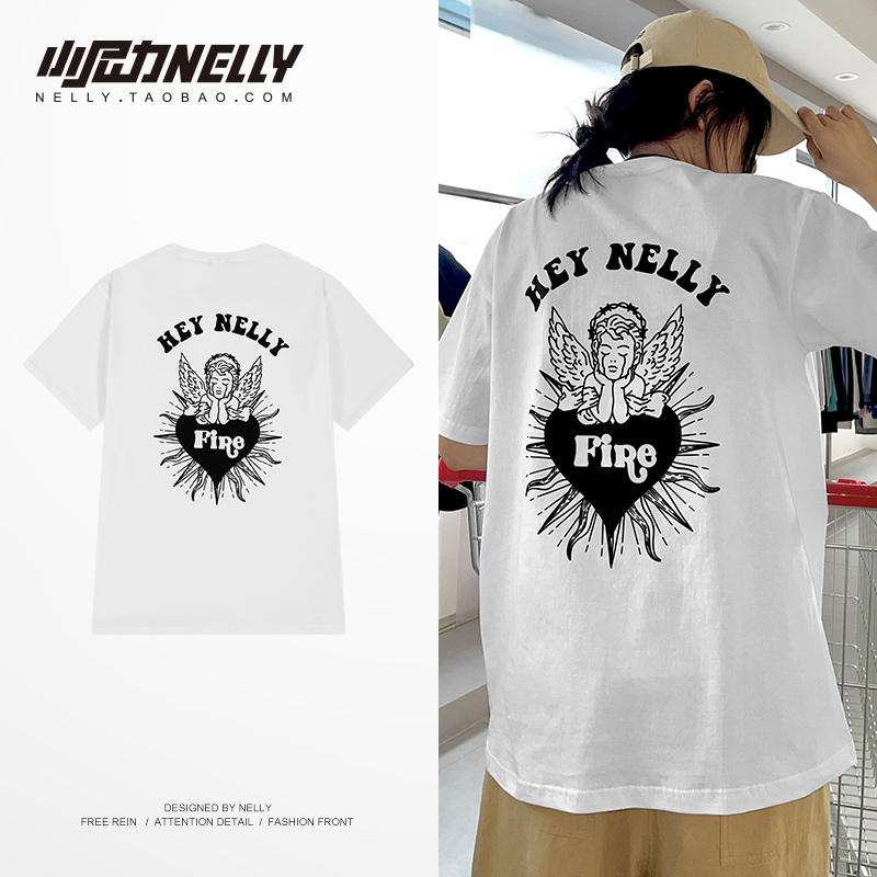 เสื้อยืดคอกลม ผู้ชาย เสื้อยืดผู้ชายเกาหลี เสื้อยืดเกาหลี แบรนด์ NELLY