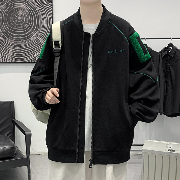 เสื้อแจ็คเก็ตเบสบอล เสื้อคลุม เสื้อแขนยาวสไตล์เกาหลี