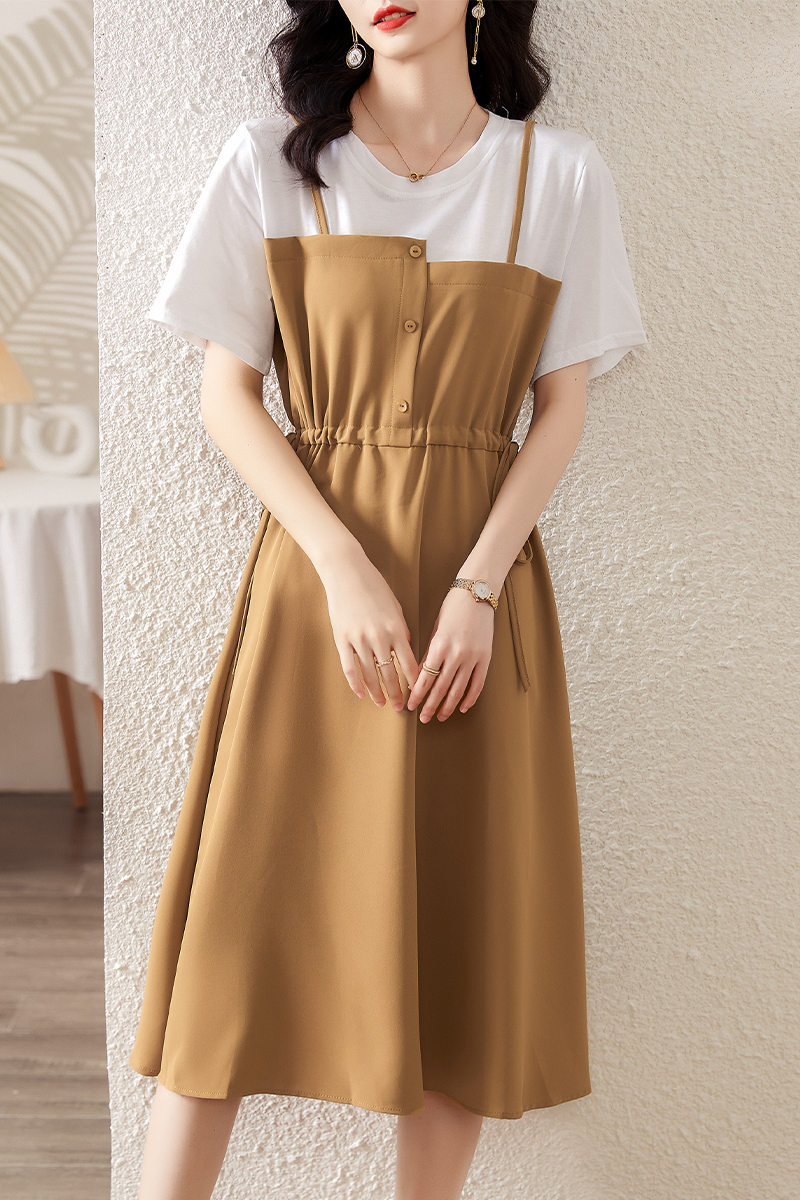 เดรสคนอ้วน เดรสสาวอวบ ชุดเดรสคนอ้วนวัยรุ่น BY PLUS SIZE Girl