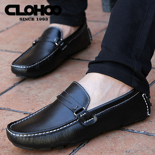 รองเท้าหนังผู้ชาย มีไซส์39-44 รองเท้าโลฟเฟอร์ชาย Slip-On Shoes